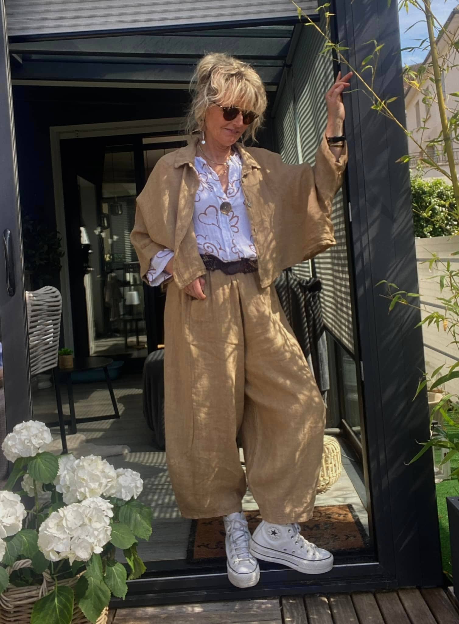 LINEN & COTTON HOUSE - Wholesale Pants - Women's - 3536 PLUS SIZE 100% LINEN24