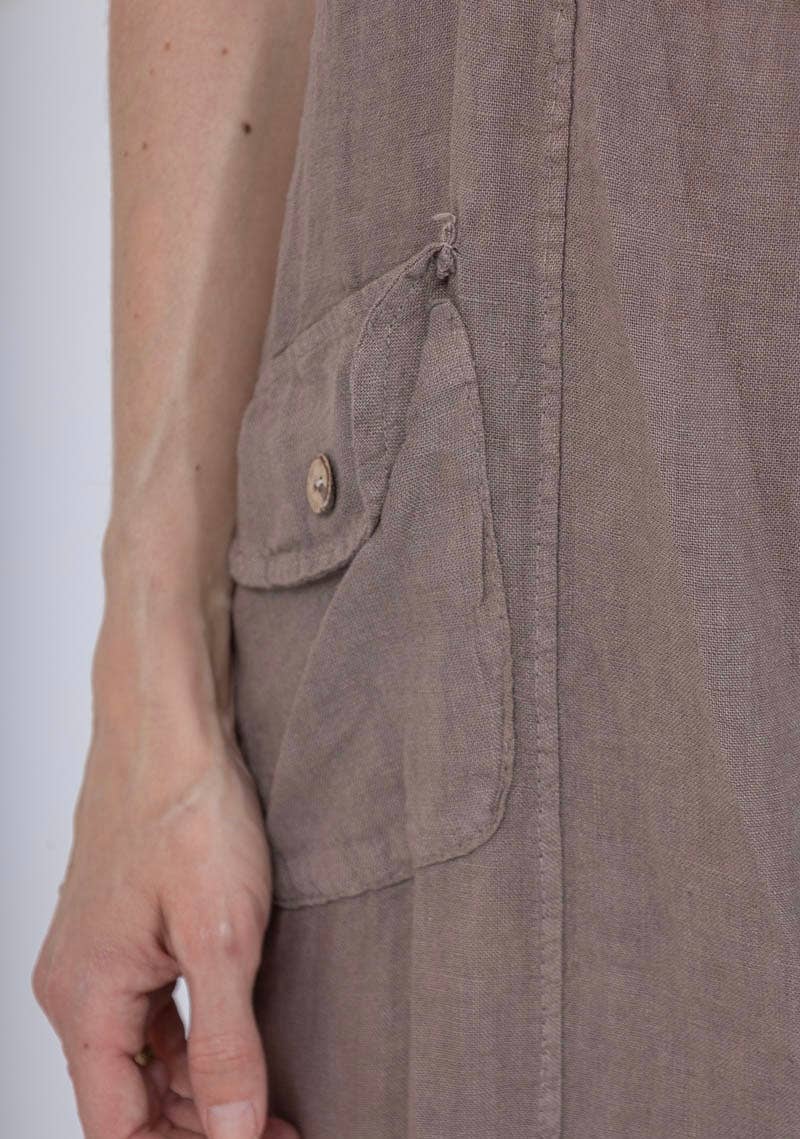 LINEN & COTTON HOUSE - Wholesale Overalls – Women's - 05400 OVERALLS IN LINEN12