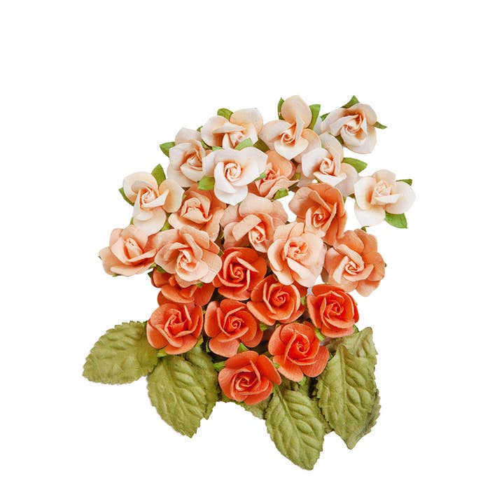 Prima Marketing Inc - Wholesale Artificial Flowers - Peach Tea Flowers Sweet Peaches 36 Pcs, 0.75"