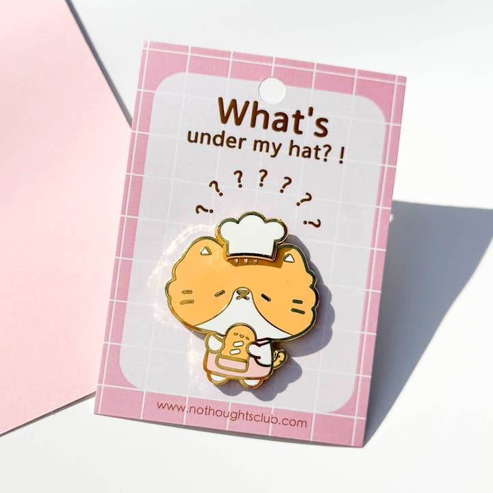 Secret Birb Pin for wholesale by No Thoughts Club