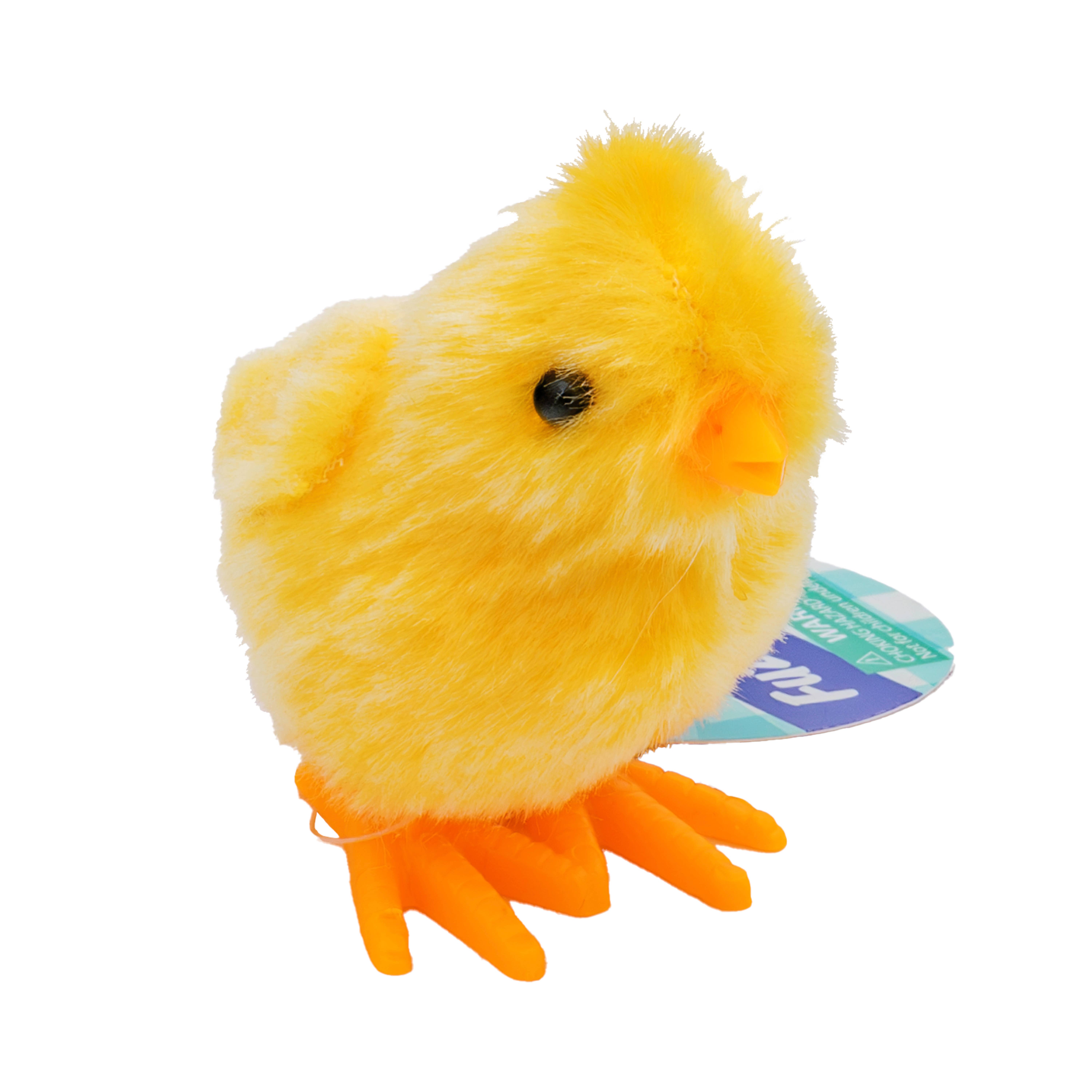 Toysmith - Wholesale Wind-Up Toy - Kids - Farm Fresh Yellow Fuzzy Chick Wind Ups, Spring, Easter2