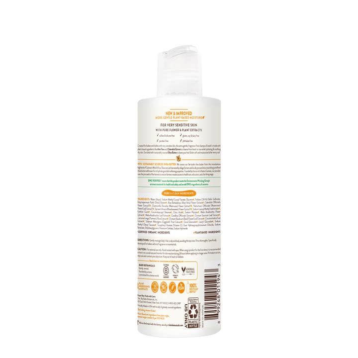 Babo Botanicals - Wholesale 2-in-1 Shampoo & Body Wash - Baby - Sensitive Baby Shampoo & Wash - 8oz