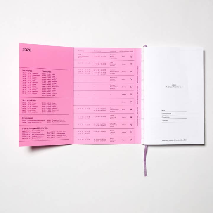 Candrakala - Wholesale Calendar - Moon calendar 20263