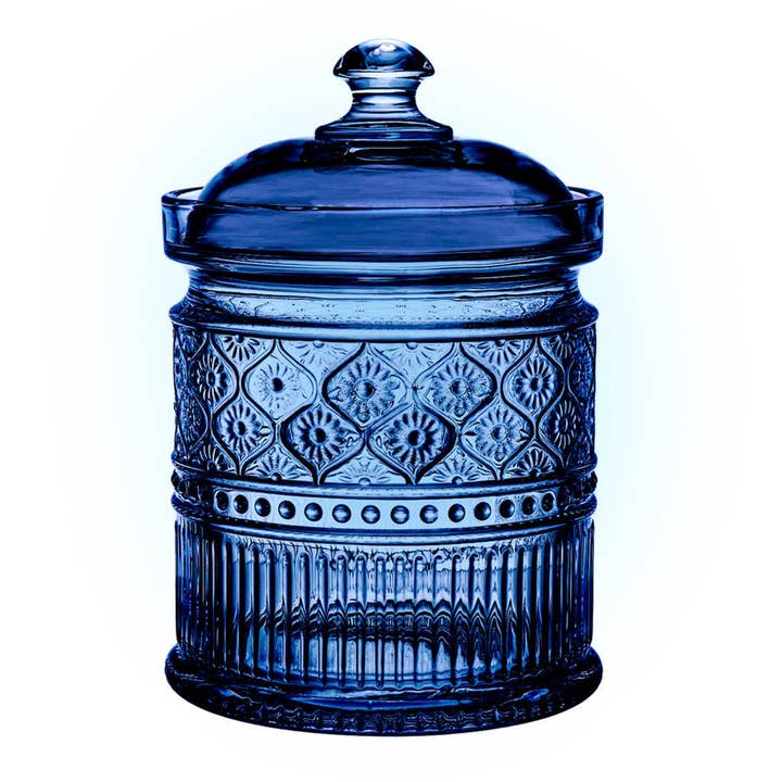 Godinger - Wholesale Canister - Claro Blue Medium Canister