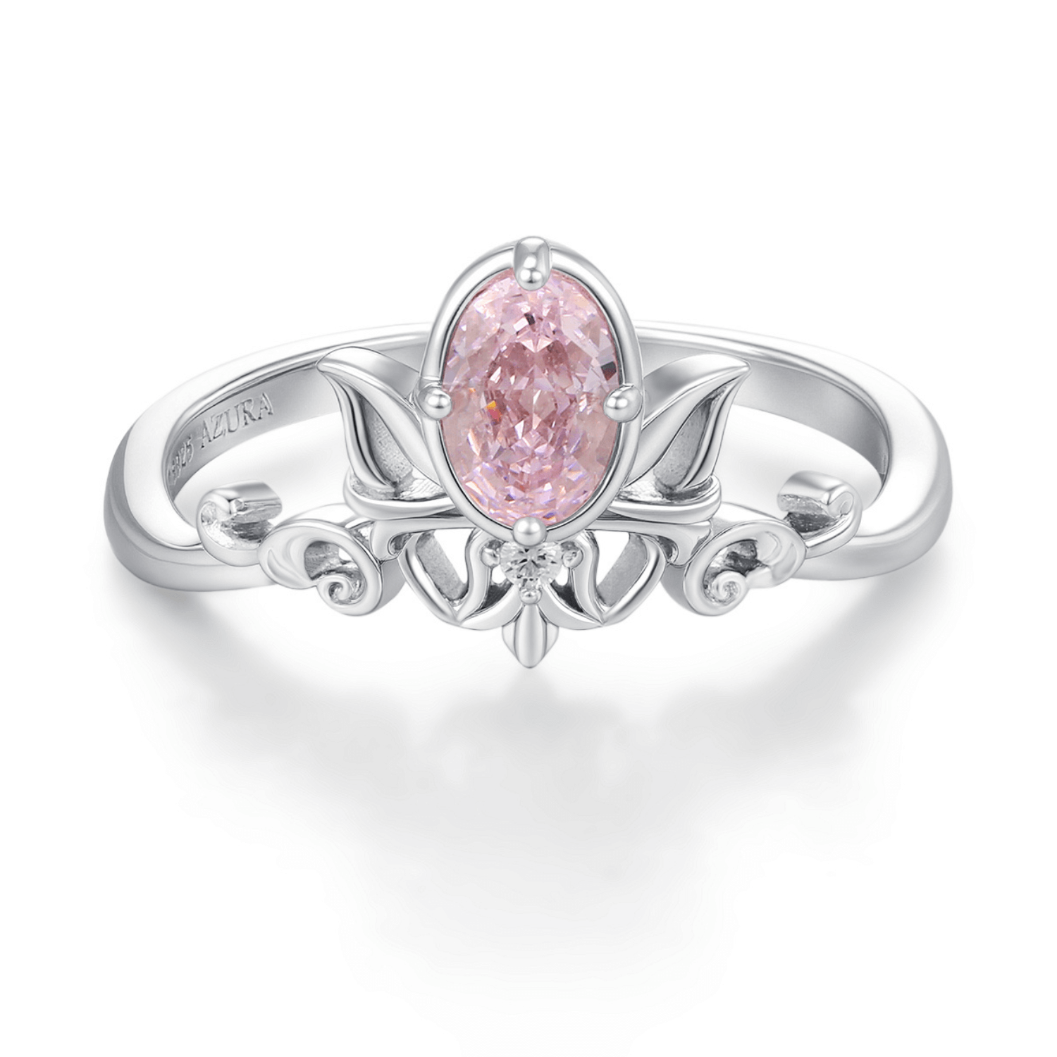 Azura Jewelry – wholesale Band/stacked ring – Sylphae Fairie Morganite Ring0