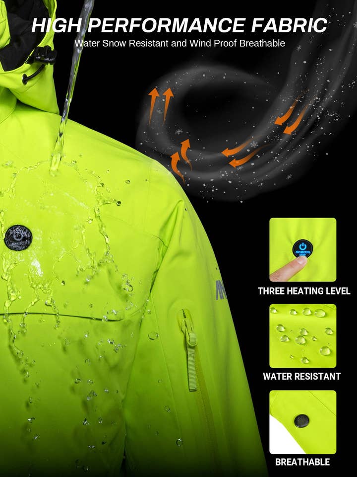 Antarctica Outdoors - Wholesale Jacket - Women's - ANTARCTICA GEAR Heated Jacket, Ski Jacket Coat For Women Winter Coat18