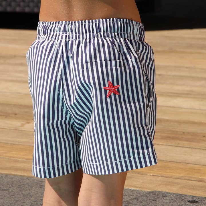 Kinderbadpak - Le petit Etoilé marine gestreept voor wholesale door Vendredi