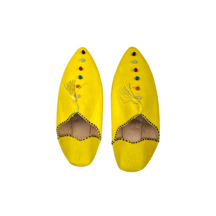 Marrakech Crafts - Wholesale Slippers – Women's - Babouche slipper in Moroccan leather for women12