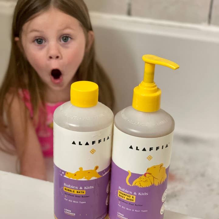 Alaffia - Wholesale Bubble Bath - Kids Bubble Bath - Lemon Lavender