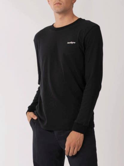 Black Long Sleeve T-shirt for wholesale by Paradigme