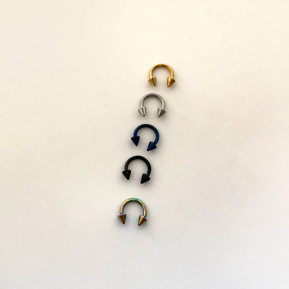 VIE - Wholesale Nose Ring - Horseshoe Nose Rings, Stainless Steel, Pack of 51