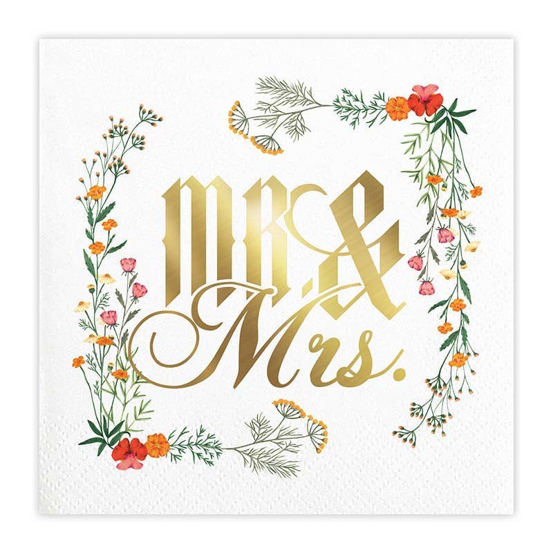 Angle - Wholesale Disposable Napkin - Foil Napkins - Mr. & Mrs. Boho0