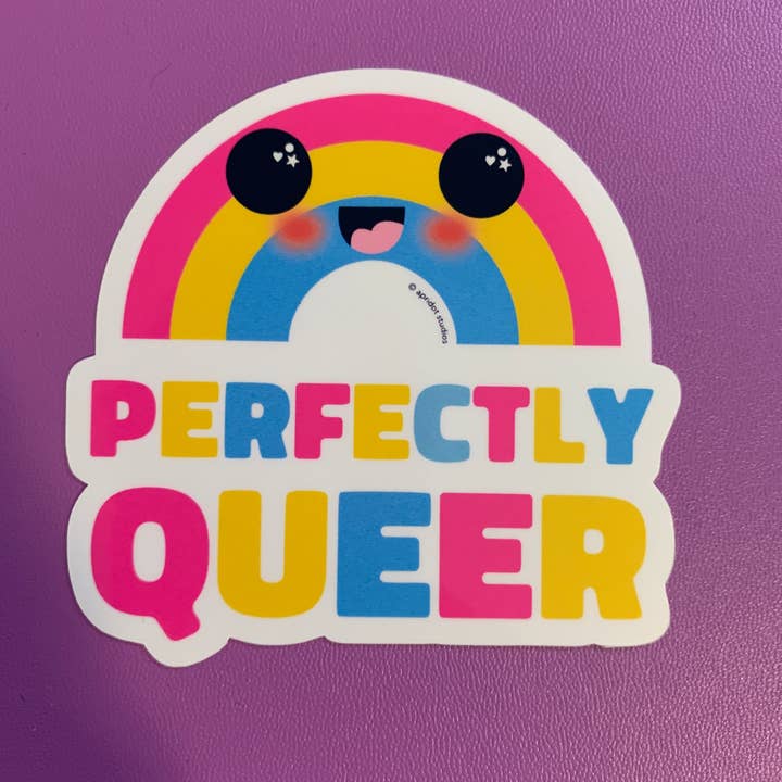 Apridot Studios - Wholesale Sticker - Perfectly Queer Sticker4