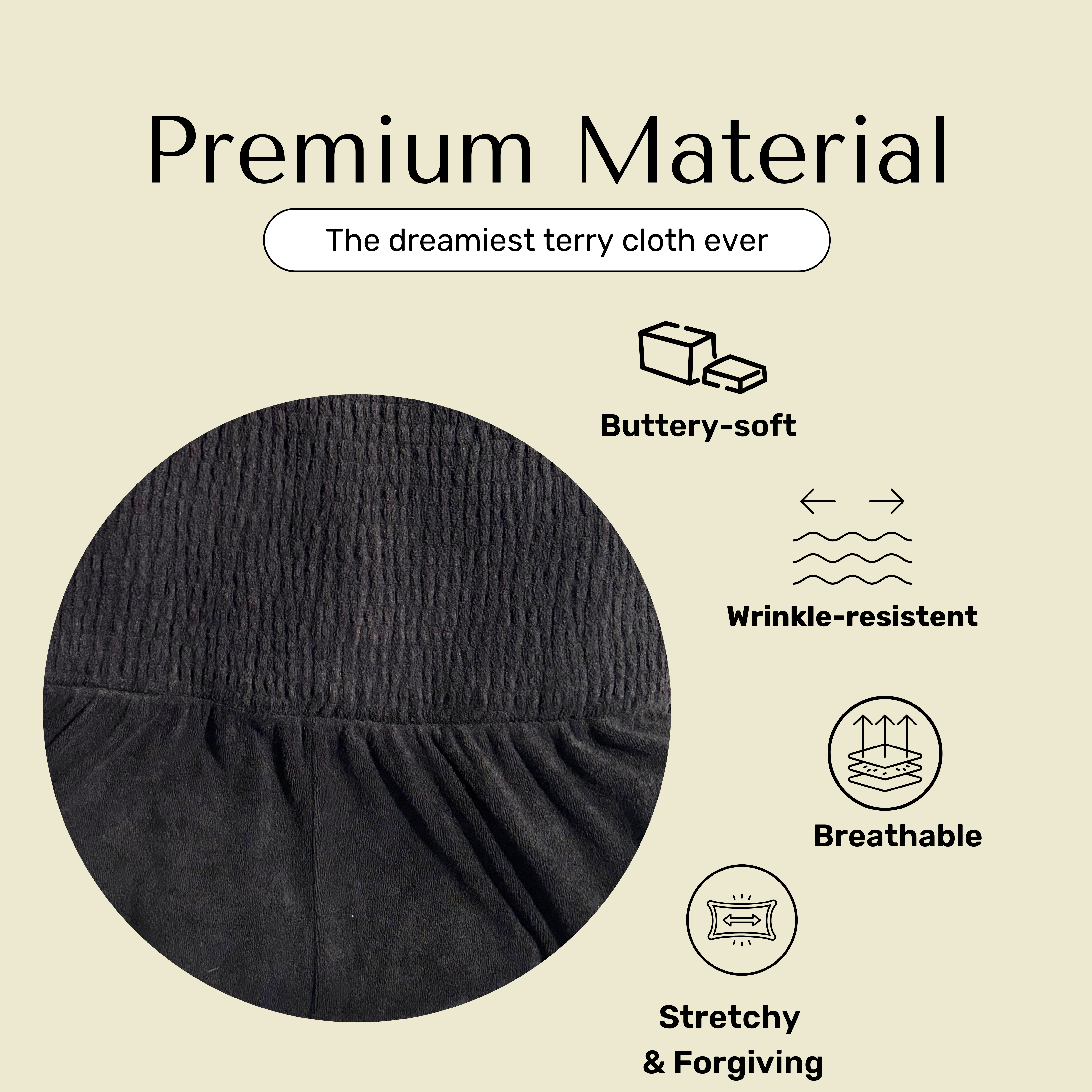 Bette - Wholesale Jumpsuit - Women's - Cabana Black Terry Cloth Jumpsuit | Travel & Loungewear4