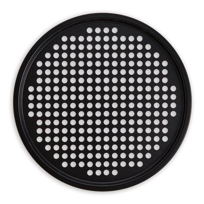 Fantes Cousin Marianna's Perforated Crispy Pizza Pan, 12in for wholesale by HIC - Harold Import Co.