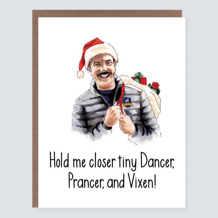 Lasso Hold Me Closer Christmas Card
for wholesale by Morgan Swank Studio