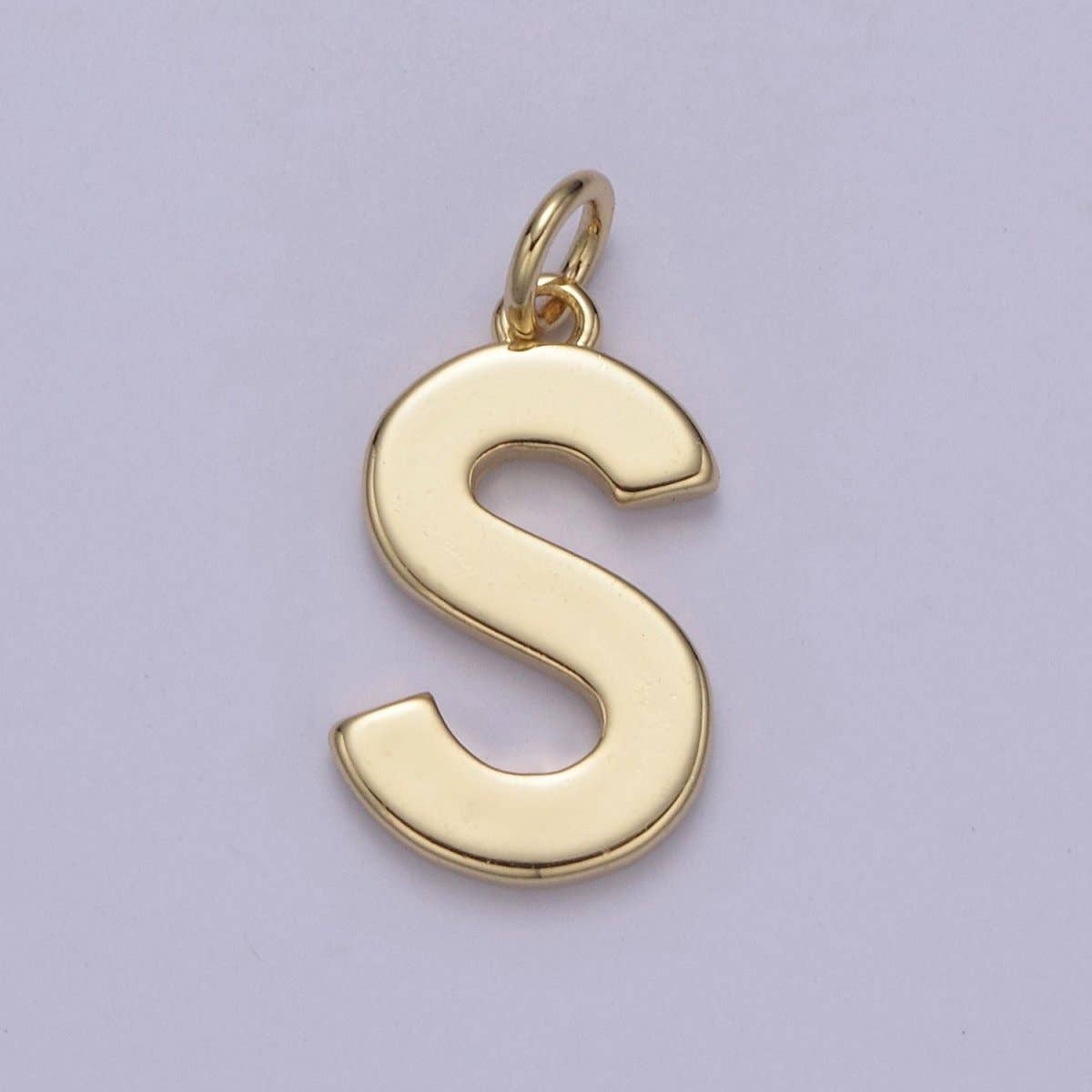 Aim Eternal – wholesale Individual charm/pendant – 14k Gold Filled Minimalist Font Initial Letters Pendant Charm Wholesale Jewelry Supply A-703-A-71518