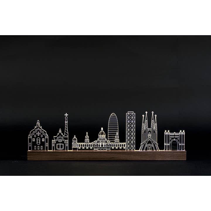 Claraboya Barcelona - Lámpara LED 44 x 12 x 2,2 cm para venta al por mayor de Sbam Design srl