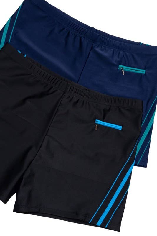 Yira - Vendita all'ingrosso Pantaloncini da bagno - Uomo - Costumi da bagno uomo con bande laterali sportive5