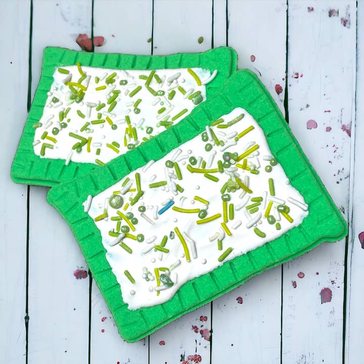 Pop Tart Bath Bomb - Green for wholesale by Calla Lily Cosmetics