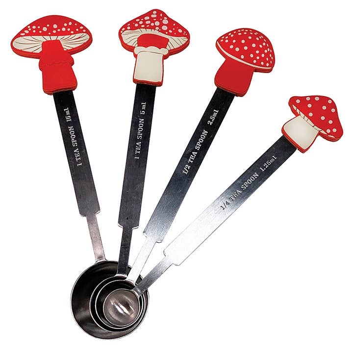 Streamline - Wholesale Measuring Spoon - Mushroom Measuring Spoons