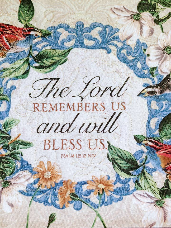 Topflappen mit Blumenmotiv und Hotpads aus der Heiligen Schrift für den Großhandel von Red Mitten