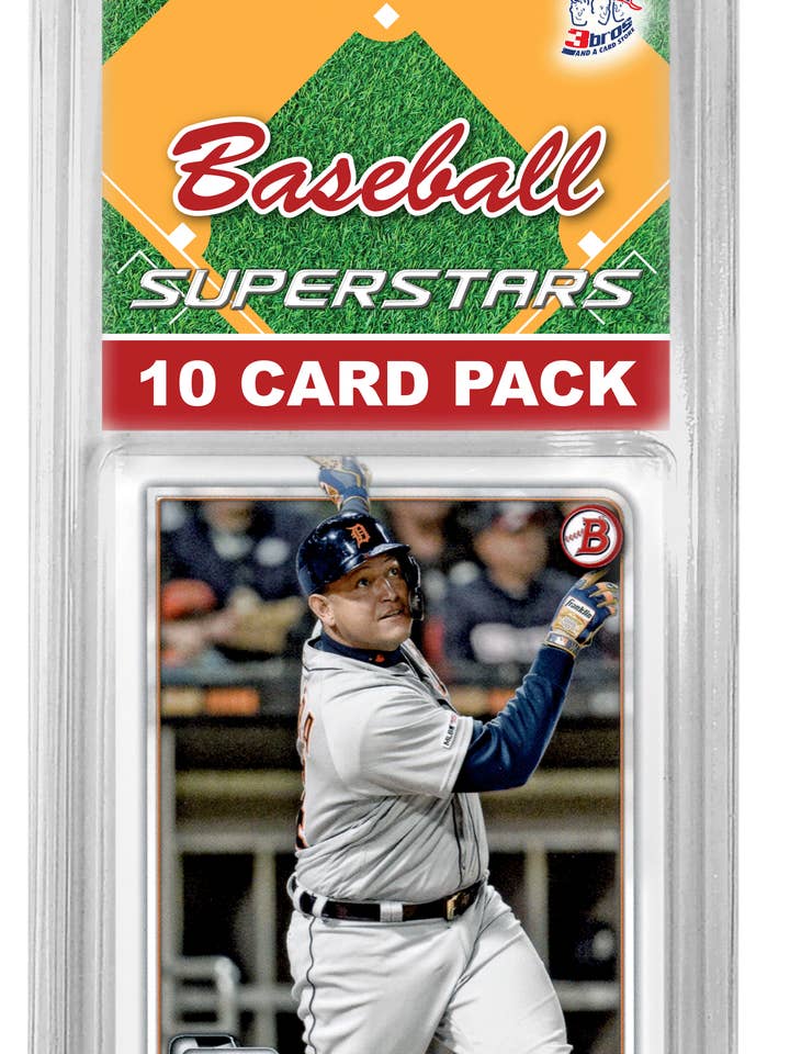 10-Card Detroit Tigers Superstars Kit for wholesale by 3bros And A Card Store