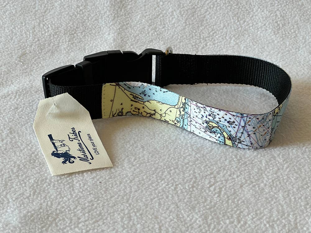 Maritime Tribes LLC - Wholesale Pet Collar - Dog - Dog Collar (custom artwork or your local map)11