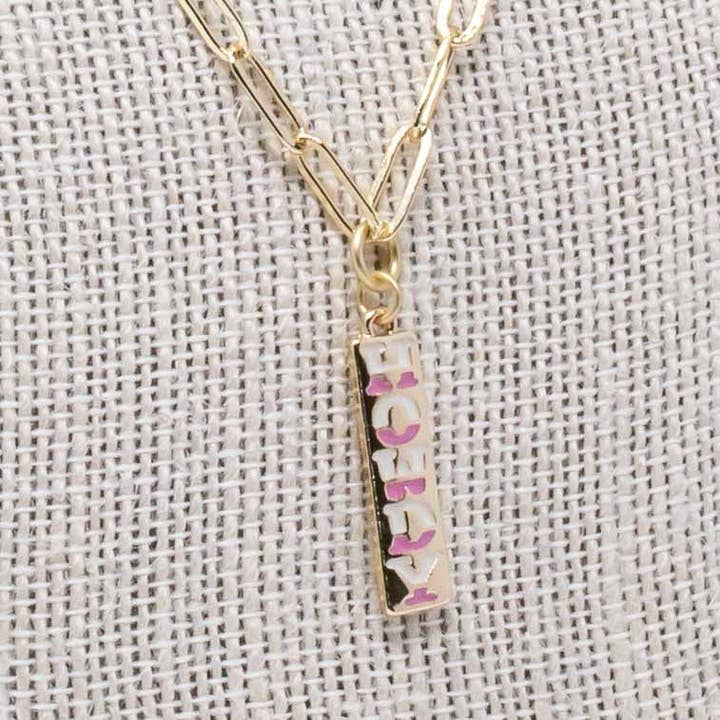 Howdy Bar Necklace for wholesale by Mary Kathryn Design