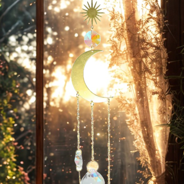 Witches box - Wholesale Suncatcher - Sun Catcher Moon1