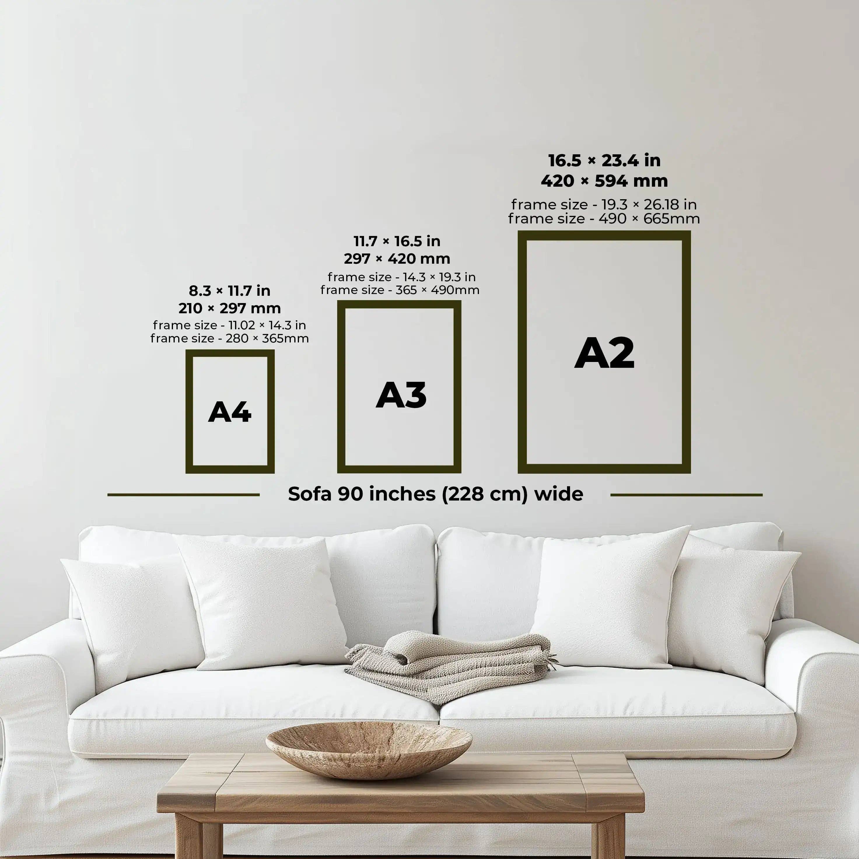The Northern Line - Wholesale Poster - Wainwright's View From Scafell Pike - Lake District Poster Print5