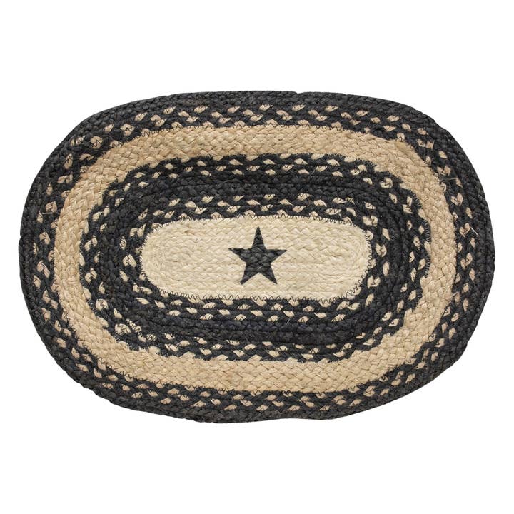 Primitive Pewter Star Placemat for wholesale by The Hearthside Collection