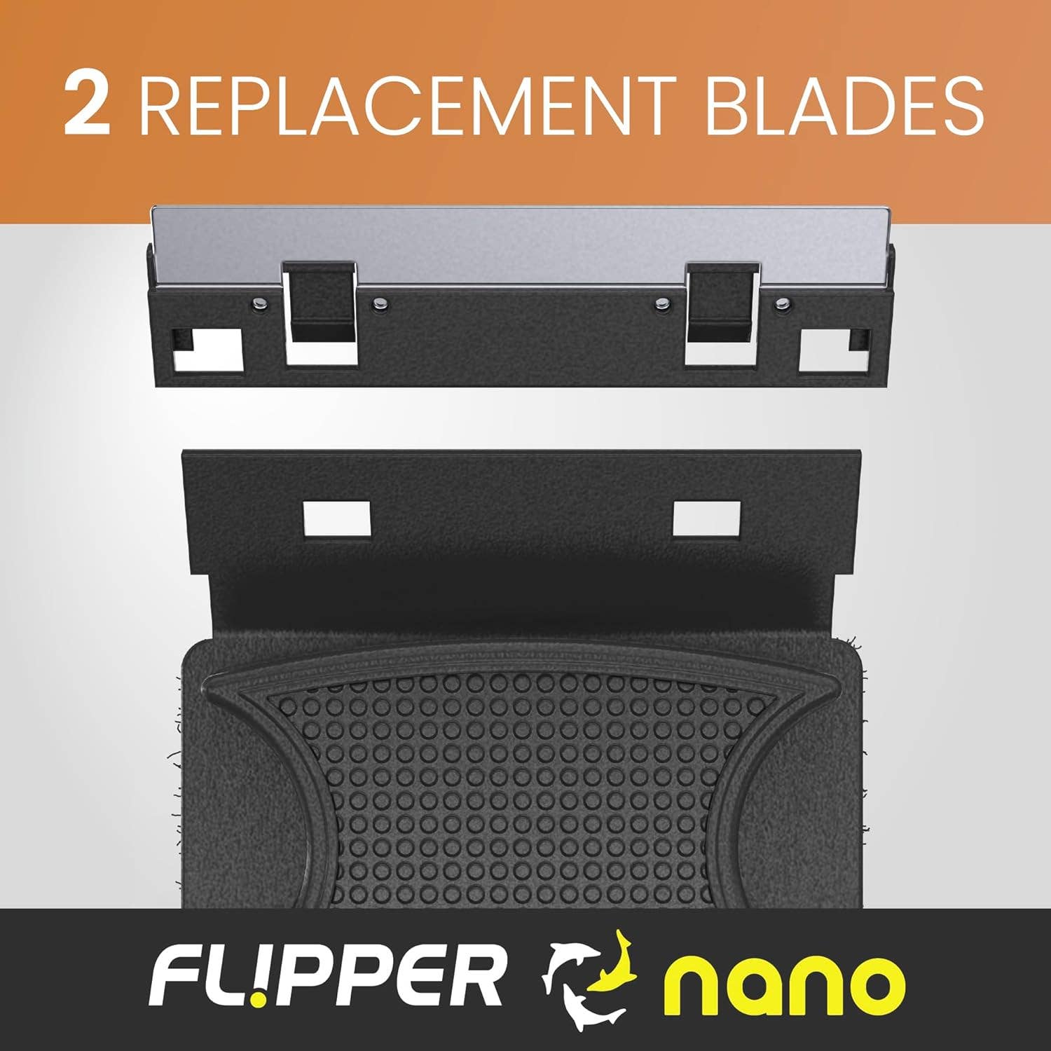 Flipper Aquarium Products - Wholesale Pet Grooming Aid - Dog - Flipper Nano Aquarium Cleaner Stainless Steel Replacement Blades3