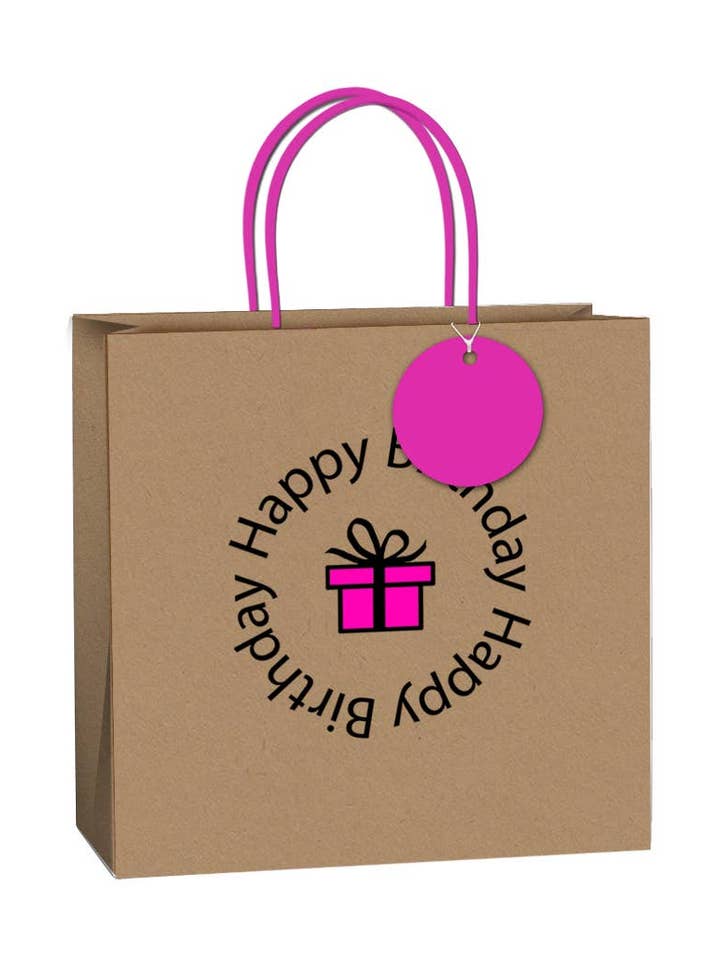 Eco-friendly Simply Eco Pink Gift Bags FSC™ sustainable for wholesale by The Unique Paper Company US