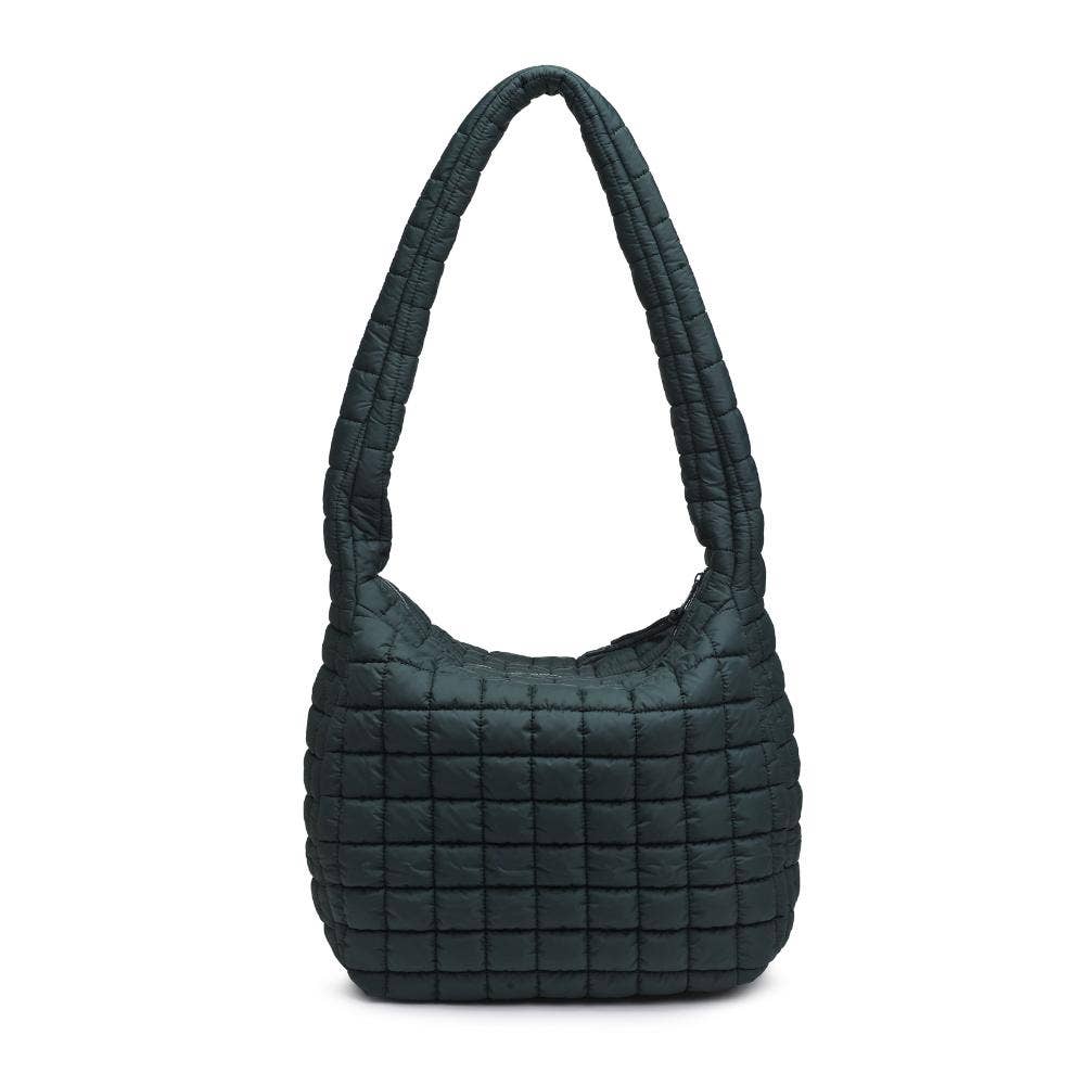 Urban Expressions - Vente Sac porté épaule – femme - Sac hobo matelassé en nylon Leda66