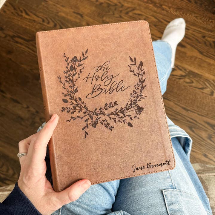 KJV Wide Margin Bible - Holy Bible Wreath for wholesale by Joy Creative Bibles