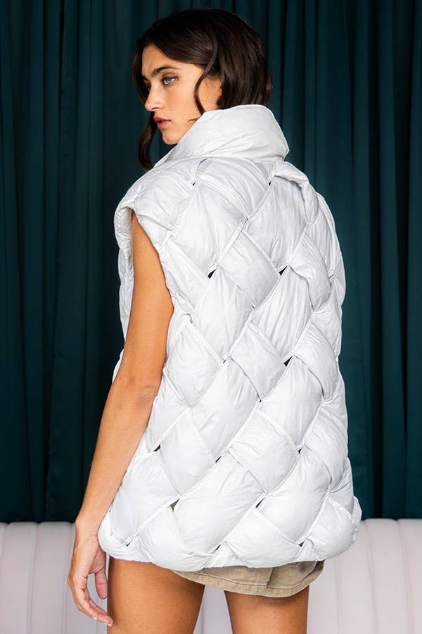 BUCKETLIST INC - Vente Veste sans manches – femme - Veste doudoune boutonnée IT204019