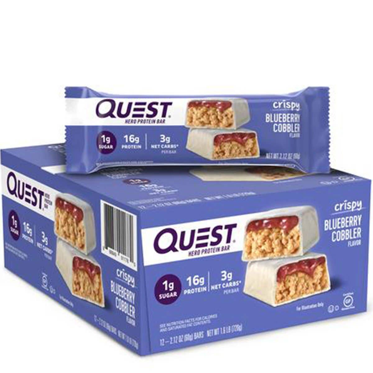 Campus Protein - Wholesale Snack Bar - Quest Crispy Hero Protein Bar2
