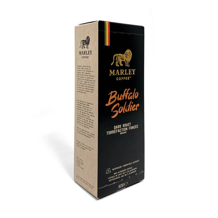 Buffalo Soldier Nespresso Compatible Coffee Capsules Pods - Marley Coffee for wholesale by MCEU Limited