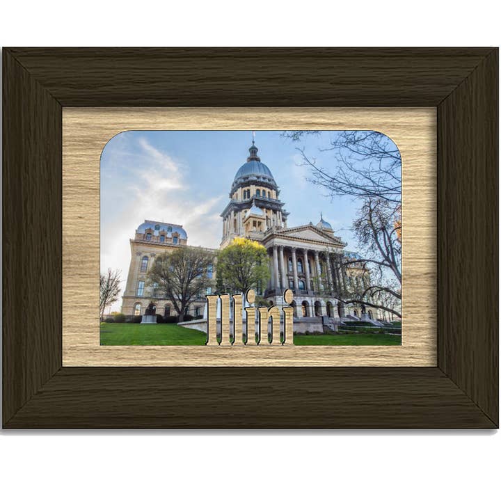 Cadre photo Illini (Illinois), pouvant contenir des photos de 4 x 6 pouces, plusieurs pour la vente par Northland Frames and Gifts Inc