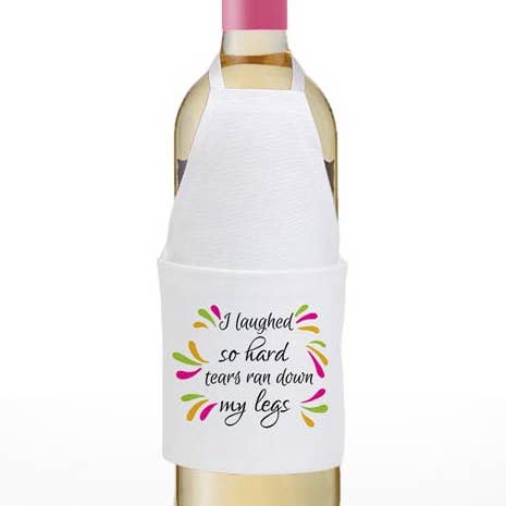 Avental de garrafa - Eu ri tanto que as lágrimas escorreram por atacado de Mariasch Studios