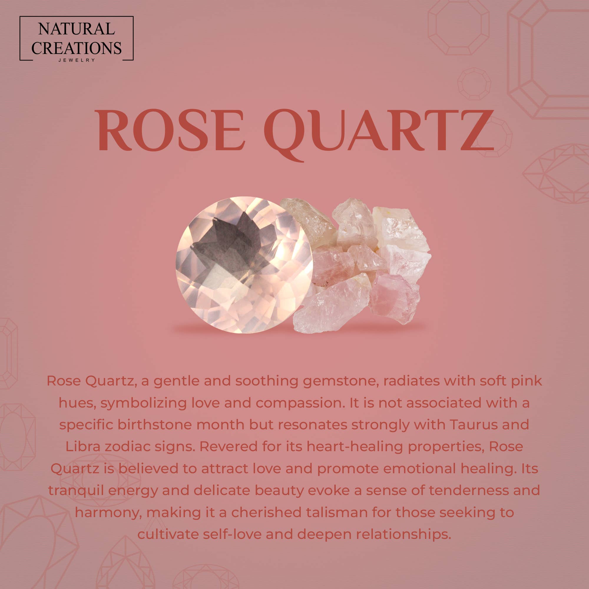 Nature Crafts - Wholesale Stud/Post Earrings - Natural Rough Rose Quartz Stud Earrings in Sterling Silver5