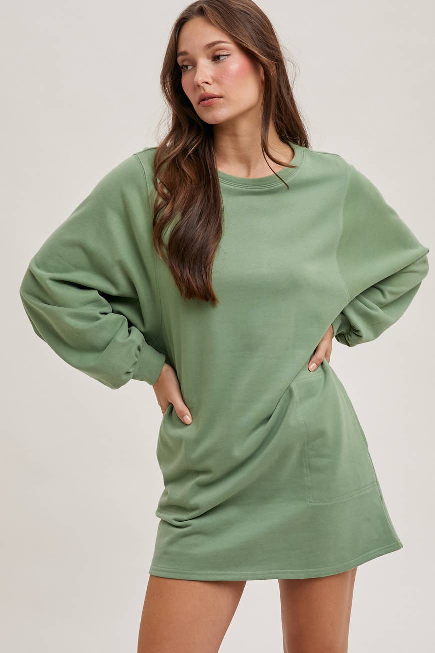 Bluivy - Vente Robe – femme - Robe mini en french terry8