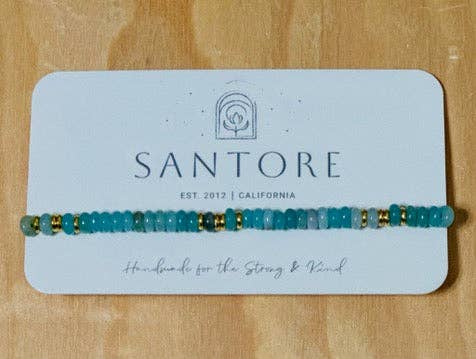 Santore Jewelry Company - Wholesale Beaded Bracelet - Linea Beaded Stretch Bracelet - Ships Carded1