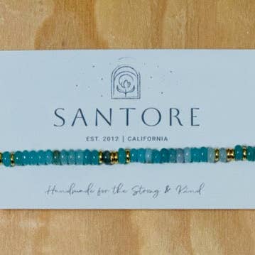 Santore Jewelry Company - Wholesale Beaded Bracelet - Linea Beaded Stretch Bracelet - Ships Carded1