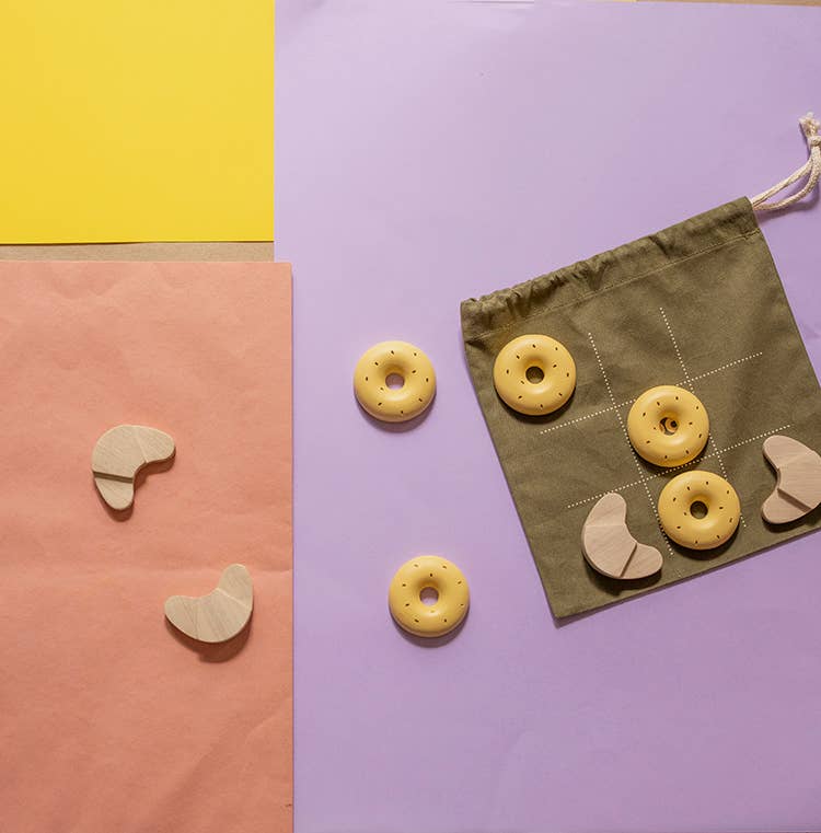 Babai - Vente Jeux de société - Croissant ou beignet ? Jeu Tic Tac Toe4