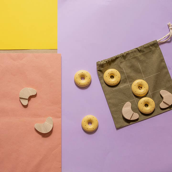 Babai - Vente Jeux de société - Croissant ou beignet ? Jeu Tic Tac Toe4