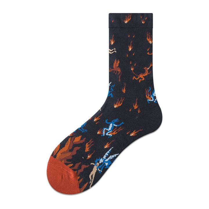 MKS America - Wholesale Socks - Women's - Retro Niche Trend Street Fashion Socks