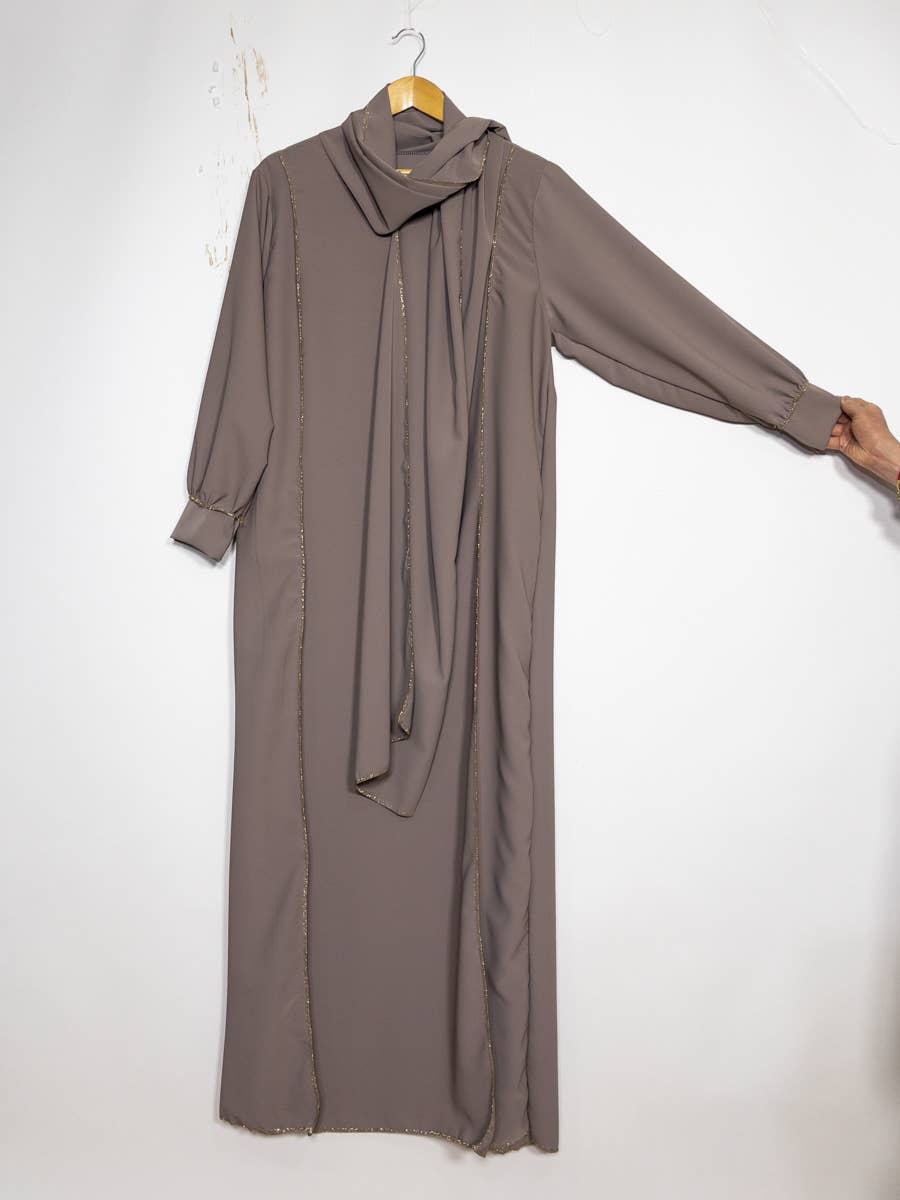 IDEAL OUTFIT - Wholesale Kaftan - Women's - Medina silk abaya ref:2369pk20
