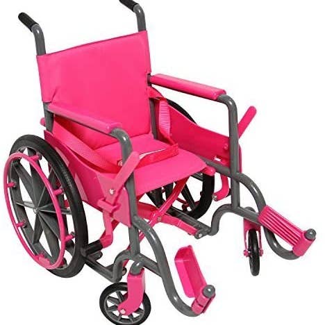 The New York Doll Collection - Vente Accessoire de poupée – enfant - Ensemble de fauteuil roulant pour poupée de 18 pouces avec accessoires3